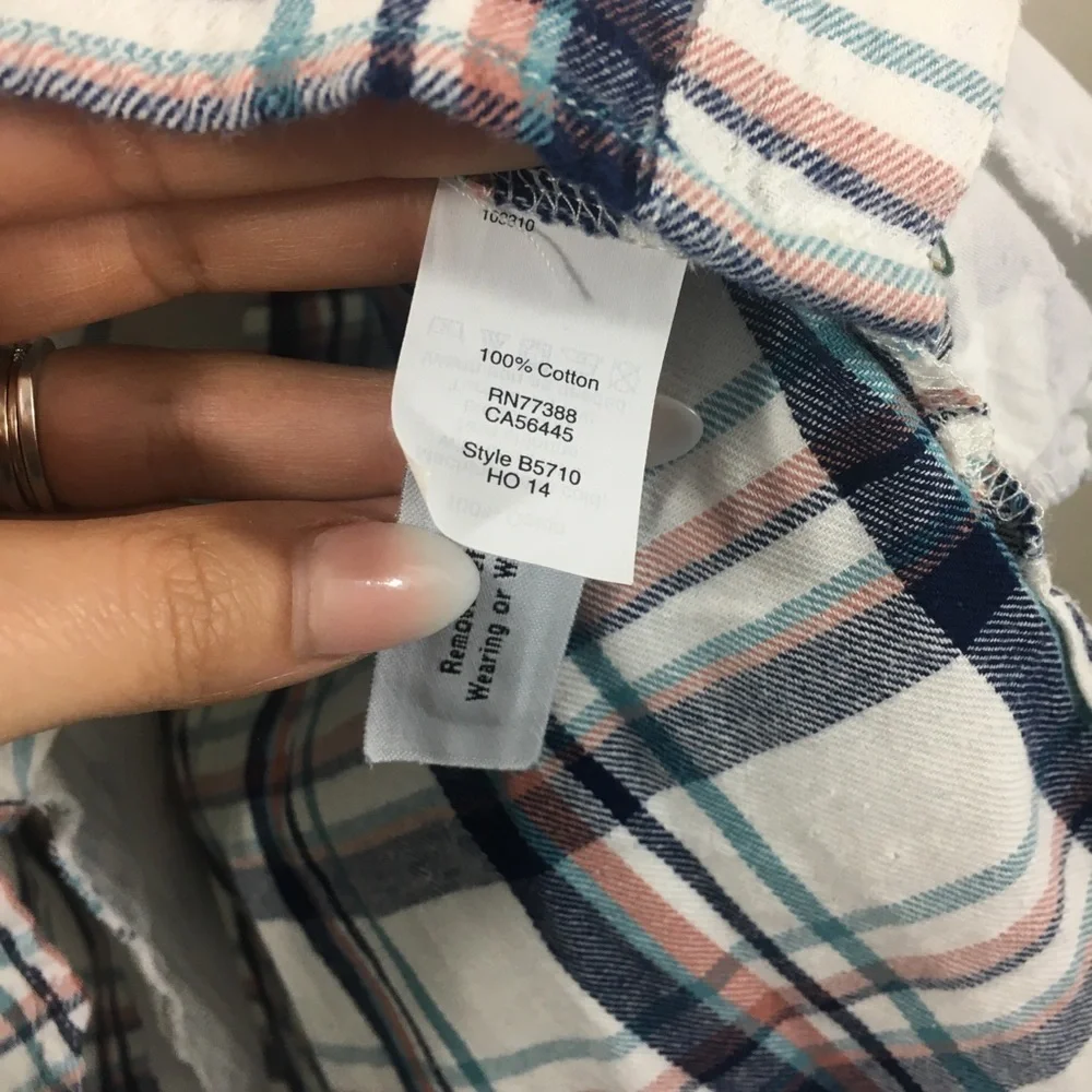 Madewell plaid flannel button down shirt_6